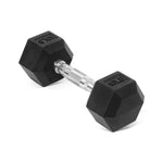 Hex Rubber Coated Dumbbell - Non-Slip Grip, Durable & Space-Saving For Home Gym Workouts--Only Supports Self Pickup
