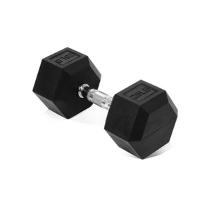 Hex Rubber Coated Dumbbell - Non-Slip Grip, Durable & Space-Saving For Home Gym Workouts--Only Supports Self Pickup